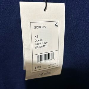 Theory Goris PL Ocean Blue Top XS